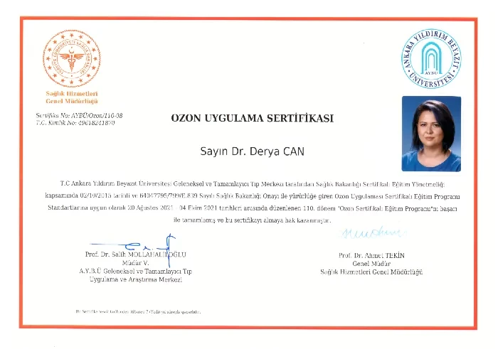 Ozon Uygulama Sertifikası