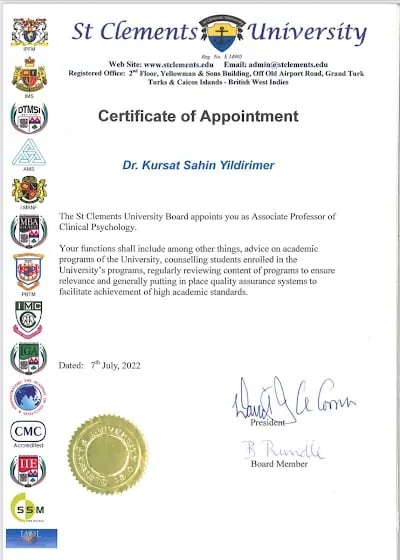 Prof. Dr. Kürşat Şahin YILDIRIMER