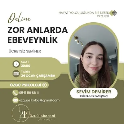 Psikolojik Danışman Psikolojik Danışman Sevim Demirer