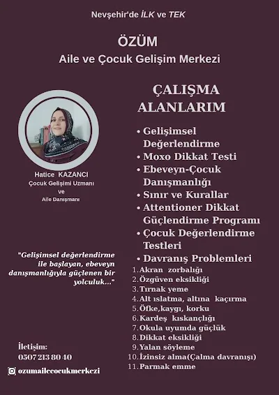 Özüm Aile&Çocuk Gelişim Merkezi
